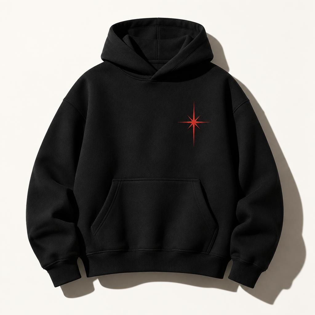 Black Starpulse signal hoodie